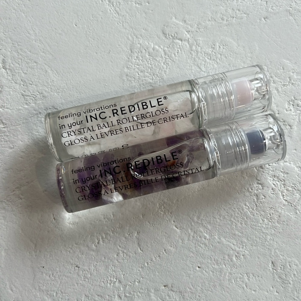 NEW- Nails Inc INCredible Crystal Ball Rollergloss Lip Gloss